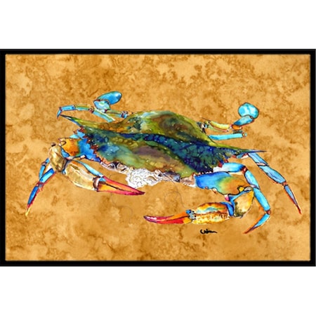 Carolines Treasures Crab Indoor Or Outdoor Doormat- 24 x 36 in. 8655-JMAT